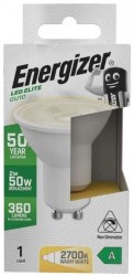 Energizer A-Rated LED Elite GU10, 2W=50W, 360lm, 2700K, 36D, No-Dim, S29642