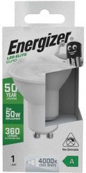 Energizer A-Rated LED Elite GU10, 2W=50W, 360lm, 4000K, 36D, No-Dim, S29643