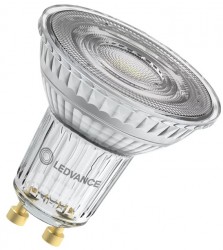 LEDVance Perf Class LED GU10, 8W=80W, 2700K, 36D, Dimmable