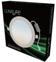LUMiLife 12W LED Slim Round Panel, 155mm hole, CCT-Switchable
