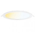 Aurora 9W LED Round Panel, IP44, 132mm Cut-Out, CCT-Switchable, 5yrs