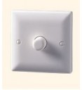 Danlers DP1DLED 1-Gang Rotary and Push LED Dimmer, 250W Max (leading edge)