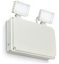 EcoLink LED Emergency Twinspot, 9W, 2x500lm, 3HR Manual, IP65, 912401483532