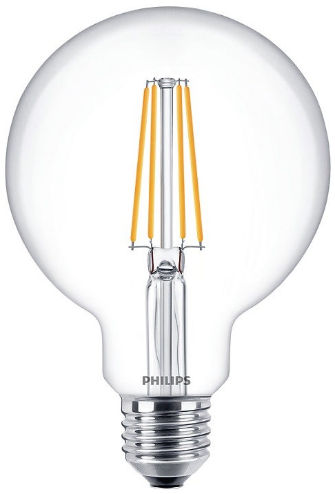PHILIPS Vintage Ampoule LED filament dimmable E27 230V 7W(=40W) 470lm 1800K  LEDbulb Giant tube - 313804